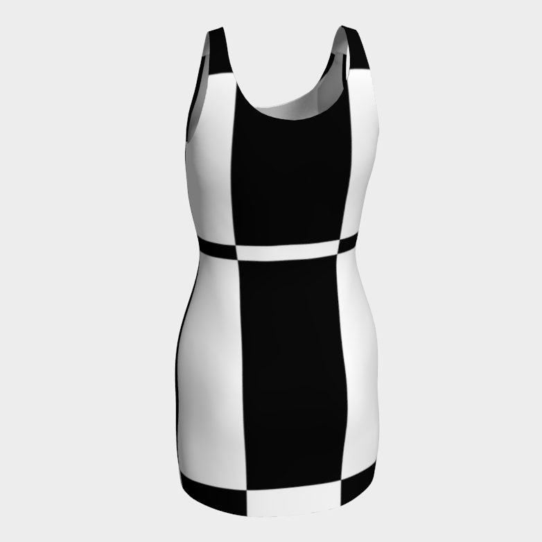 Alternating Current Bodycon Dress - Objet D'Art