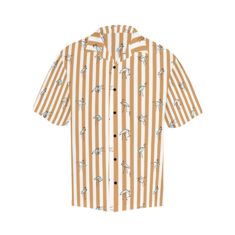 crane hokusai print 4 Hawaiian Shirt (Model T58) - Objet D'Art