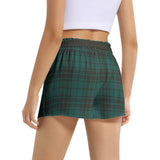 Wintergreen Plaid Women's Belted Short - Objet D'Art