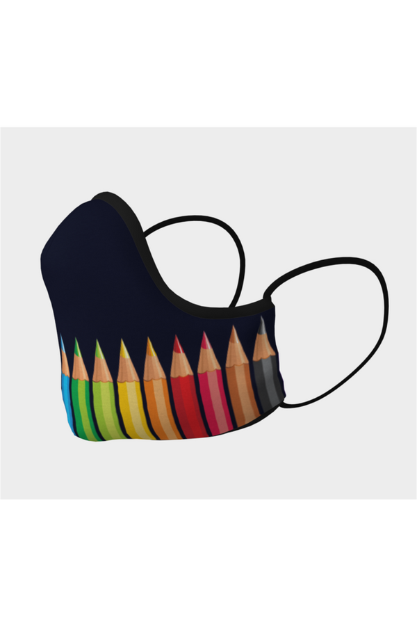 Color Pencil Artist Face Mask - Objet D'Art