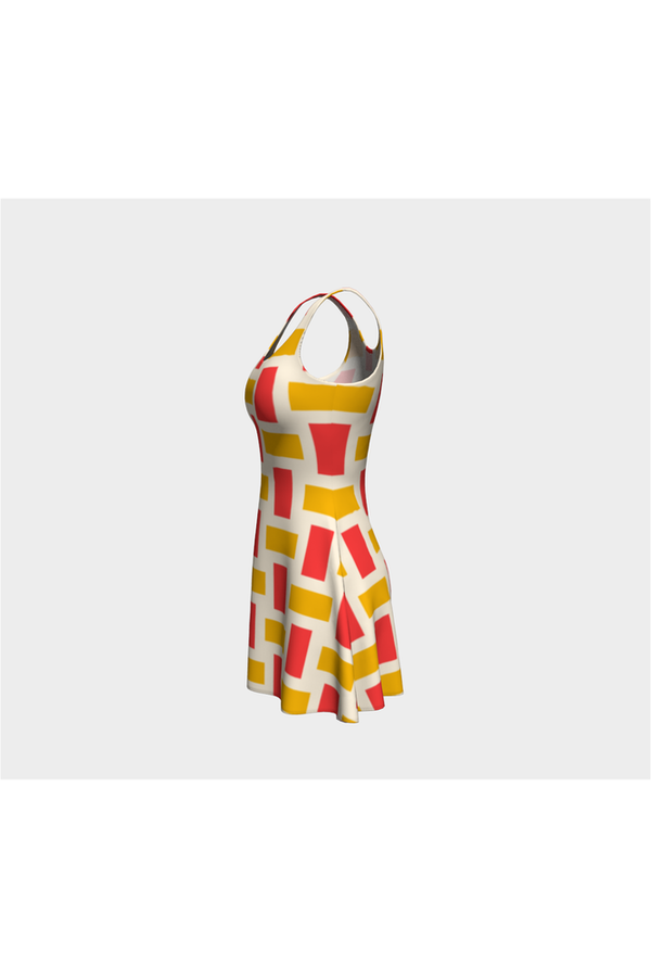 Southwest Weave Flare Dress - Objet D'Art