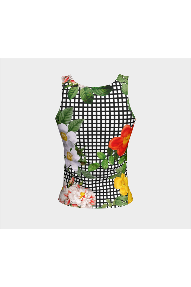 Floral Fitted Tank Top - Objet D'Art