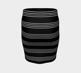 Striped Fitted Skirt - Objet D'Art