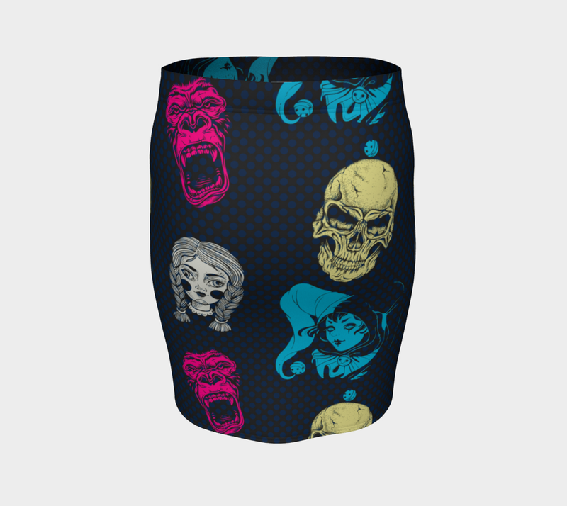 Nightmare Fitted Skirt - Objet D'Art