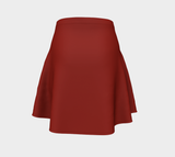 Earth Tone Clay Flare Skirt - Objet D'Art