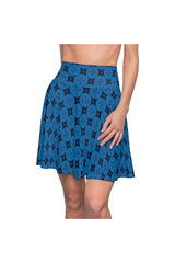 ROYALTY BLUE Women's Skater Skirt - Objet D'Art