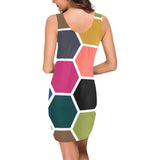 hex color honeycomb 2 Medea Vest Dress (Model D06) - Objet D'Art