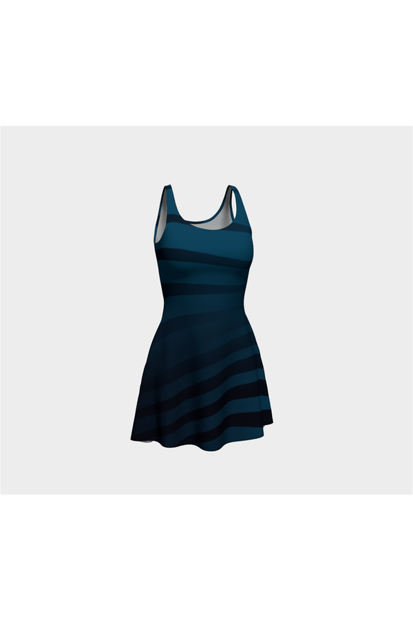 Blue Tiburon Flare Dress - Objet D'Art Online Retail Store