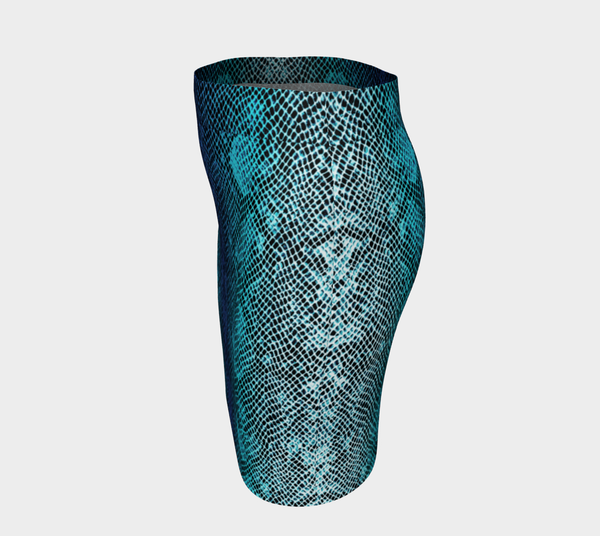 Snakeskin Fitted Skirt - Objet D'Art
