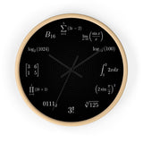 Ecuaciones Matemáticas y Notaciones Reloj Grande - Objet D'Art