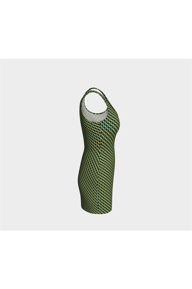 Jungle Green Bodycon Dress - Objet D'Art