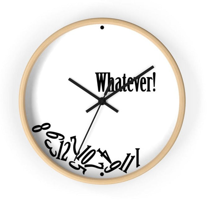 Whatever Wall clock - Objet D'Art