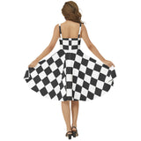 Sleeveless Square Neck Flare Hem Midi Dress - Objet D'Art