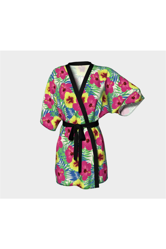 Floral Kimono Robe - Objet D'Art