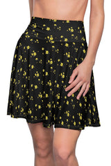 Floral Women's Skater Skirt - Objet D'Art