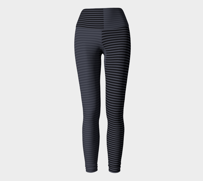 Striped Yoga Leggings - Objet D'Art