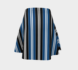 Striped Flare Skirt - Objet D'Art