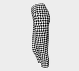 Houndstooth Yoga Capris - Objet D'Art