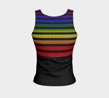 Spectral Bands Fitted Tank Top - Objet D'Art