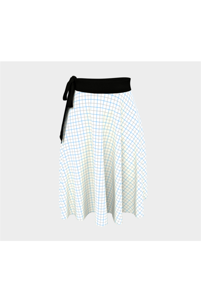 H. M. Kemp Blue/Gray Tattersall Wrap Skirt - Objet D'Art
