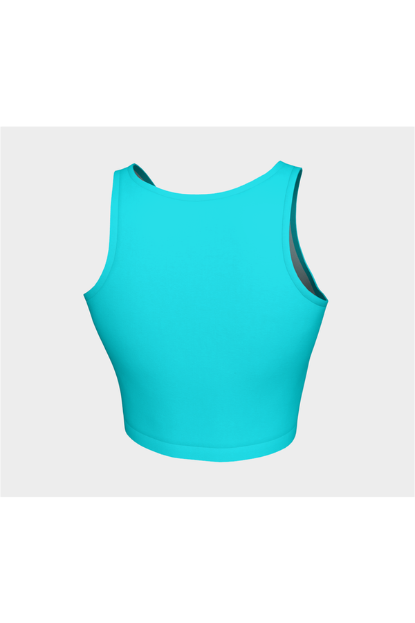 Aqua Blue Athletic Top - Objet D'Art