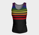 Spectral Bands Fitted Tank Top - Objet D'Art