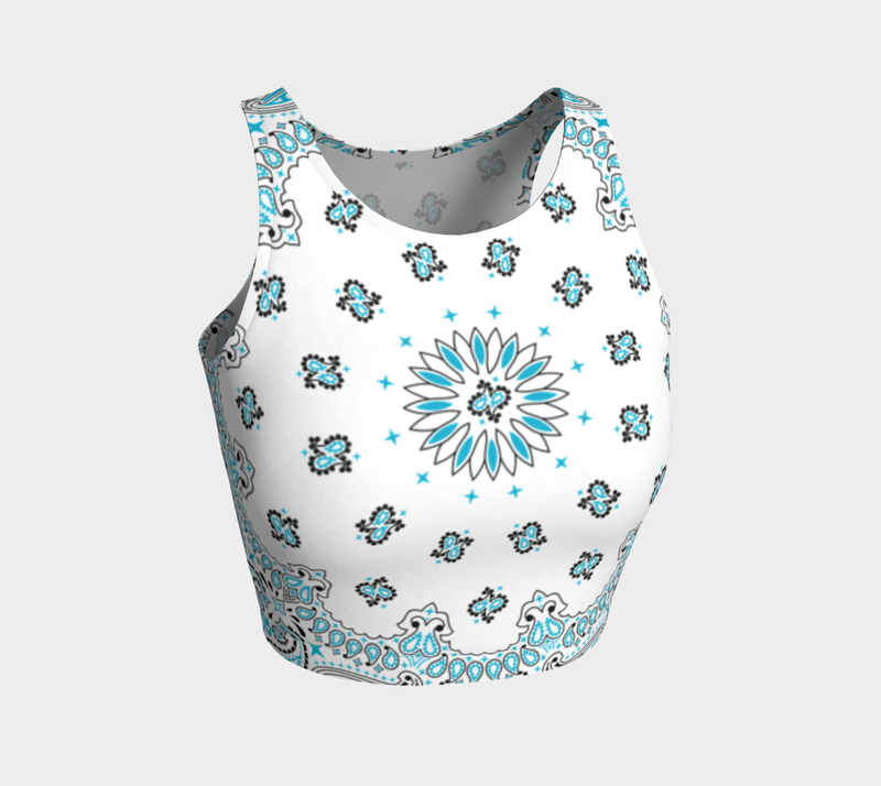 Bandana Print Crop Top - Objet D'Art