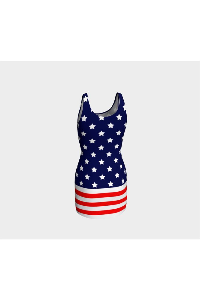 US Flag Bodycon Dress - Objet D'Art