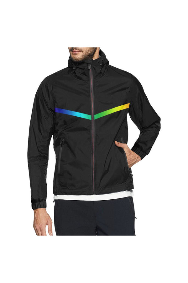 Rainbow Jacket All Over Print Windbreaker for Unisex (Model H23) - Objet D'Art