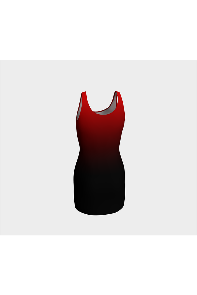 Fade Crimson to Black Bodycon Dress - Objet D'Art Online Retail Store
