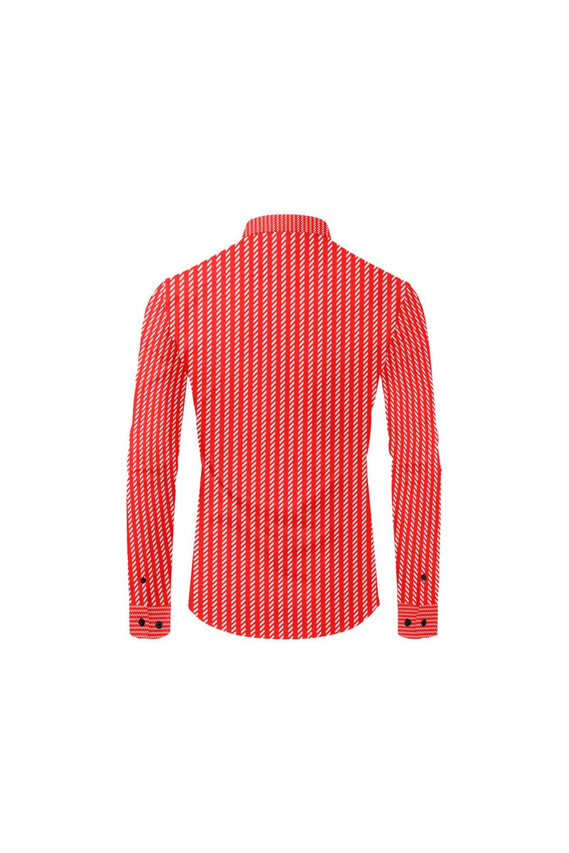 Classic Striped Men's All Over Print Casual Dress Shirt (Model T61) - Objet D'Art