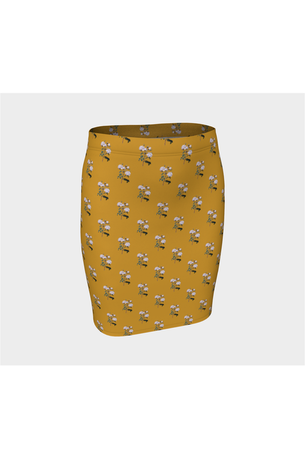 Summer Bouquet Fitted Skirt - Objet D'Art