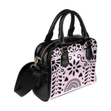 PInk Papel Picado Shoulder Handbag (Model 1634) - Objet D'Art