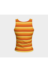 Orange Fitted Tank Top - Objet D'Art