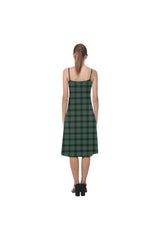 Dark Green Tartan Alcestis Slip Dress (Model D05) - Objet D'Art