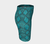Snakeskin Fitted Skirt - Objet D'Art