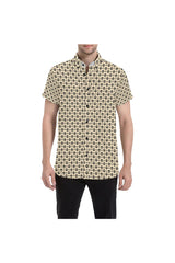 CLR -IN - USA Men's All Over Print Short Sleeve Shirt (Model T53) - Objet D'Art