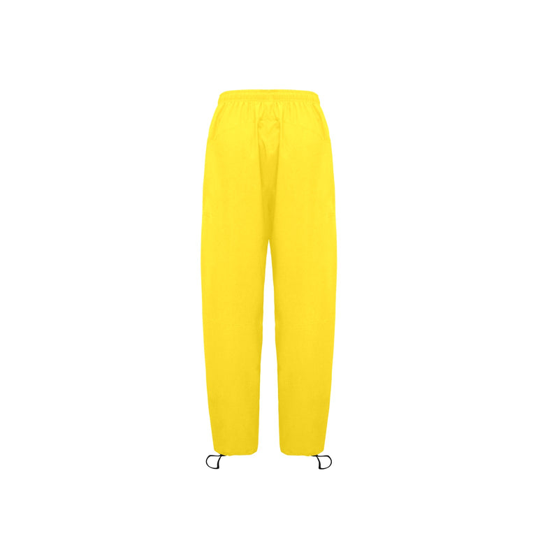 yellow print 2 Women's Quick Dry Cargo Sweatpants (Model L65) - Objet D'Art