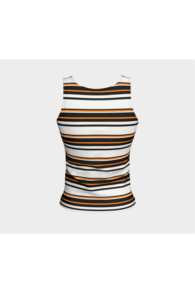 Striped Fitted Tank Top - Objet D'Art