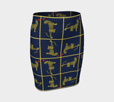 Tiger Matrix Fitted Skirt - Objet D'Art