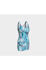 Floral Love Bodycon Dress - Objet D'Art