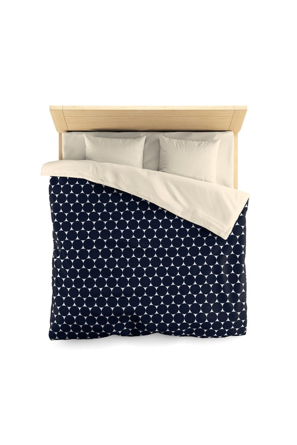 Macro Polka Dot Microfiber Duvet Cover - Objet D'Art