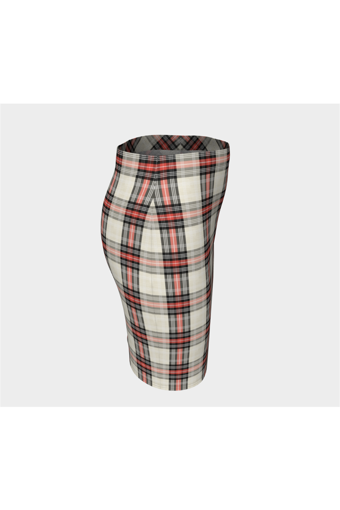 Bidirectional Plaid Fitted Skirt - Objet D'Art
