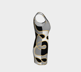 Chained Maiden Polka Dot Bodycon Dress - Objet D'Art