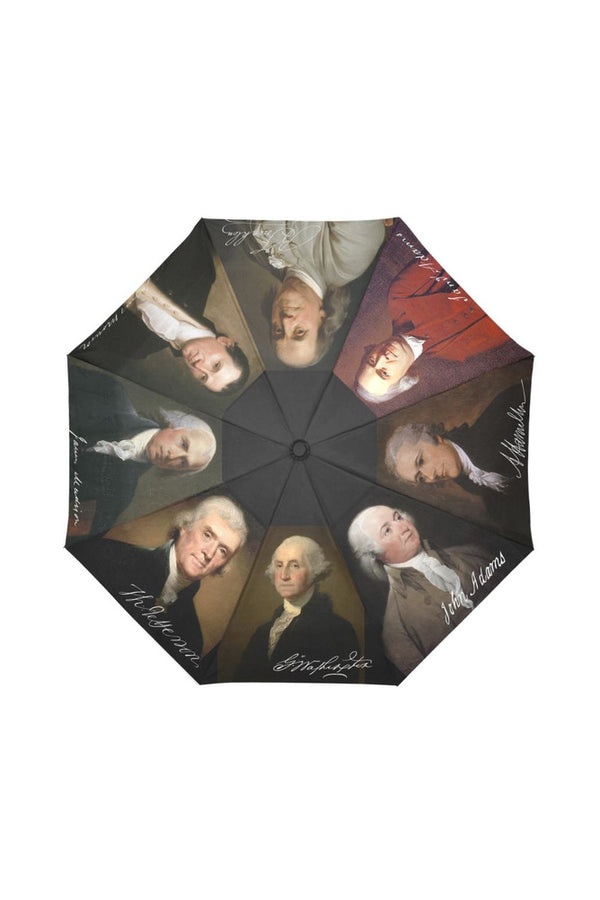 Eight Prominent Founding Fathers Auto-Foldable Umbrella - Objet D'Art
