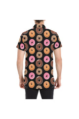 Doughnut Care Men's Short Sleeve Shirt/Large Size - Objet D'Art