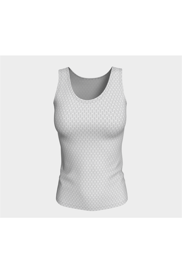 Geo Illusion Fitted Tank Top - Objet D'Art