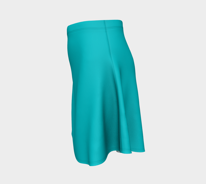 Robin's Egg Blue Flare Skirt - Objet D'Art