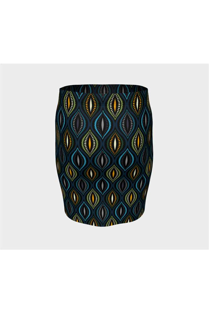 Ogee Fitted Skirt - Objet D'Art