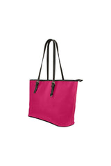 Coral Leather Tote Bag/Small - Objet D'Art
